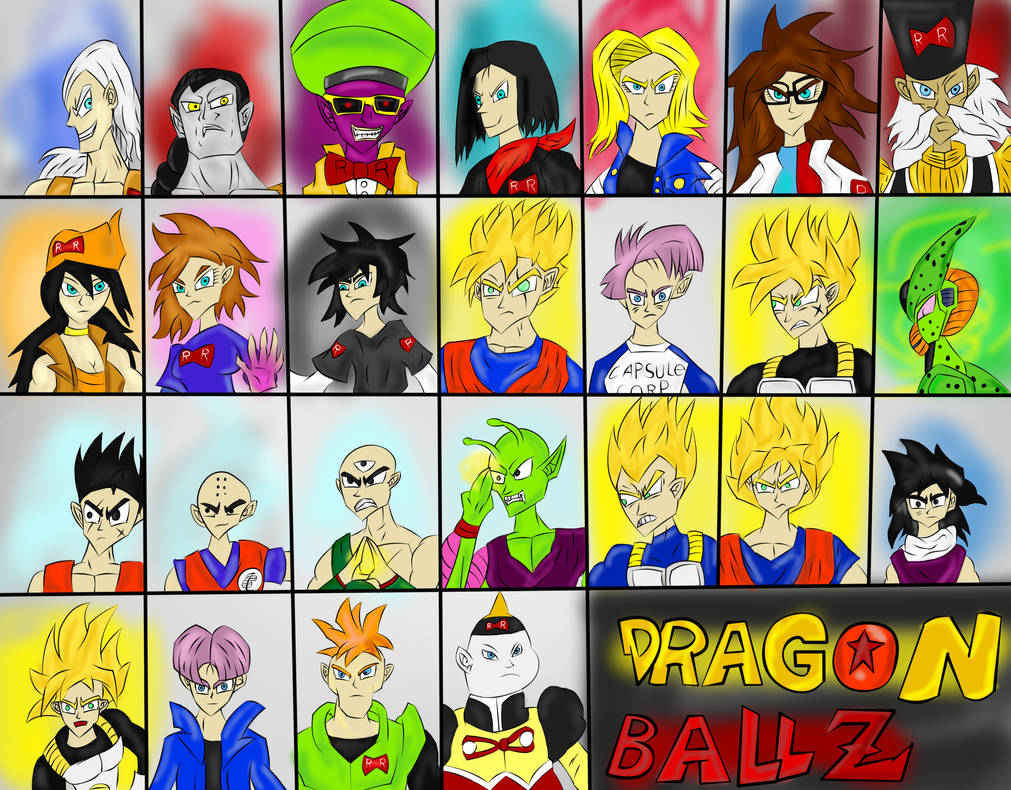 Android Vs Cyborg Characters The Cyborg and android saga Casts by davidshadow275 on DeviantArt