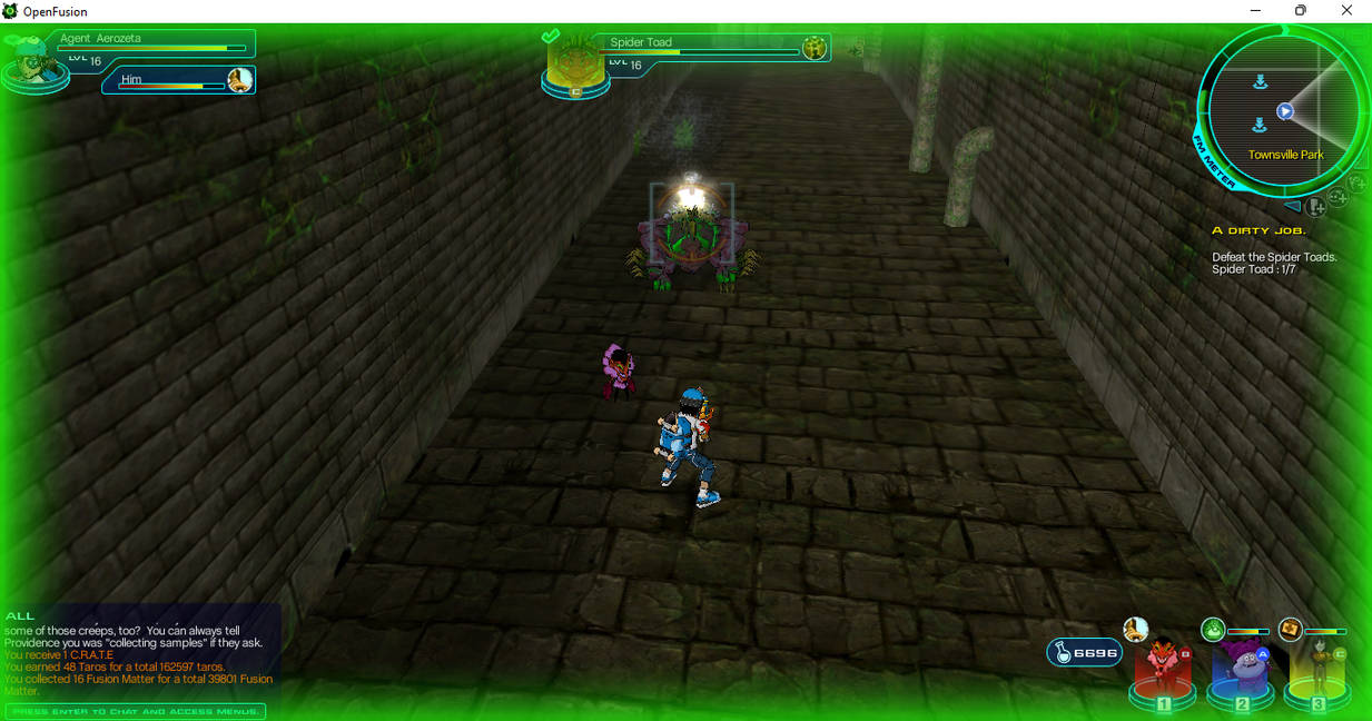 Fusion Fall Open: Slime Toads are pricks by davidshadow275 on DeviantArt