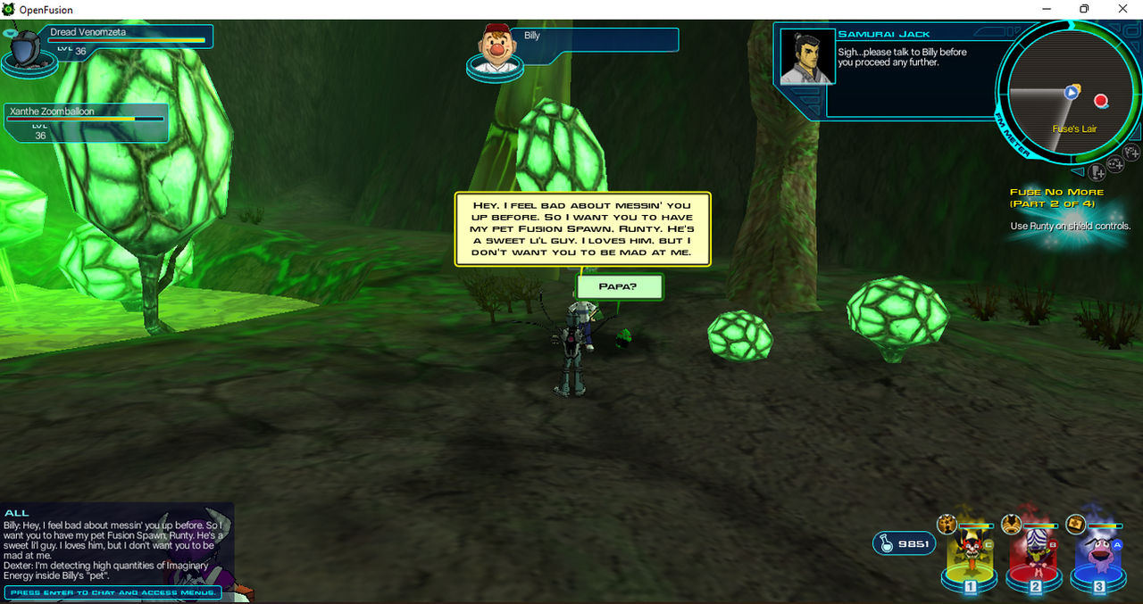 Fusionfall Rabbit Fusion Fall Open: Fusion Runty is a good pet by davidshadow275 on ...