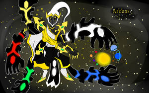 Redesign: Arceus with 5 Hands