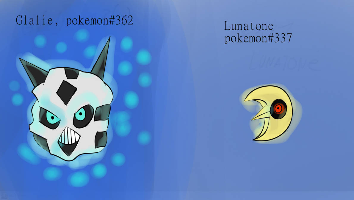 Pokemon #362 and #337 by davidshadow275 on DeviantArt