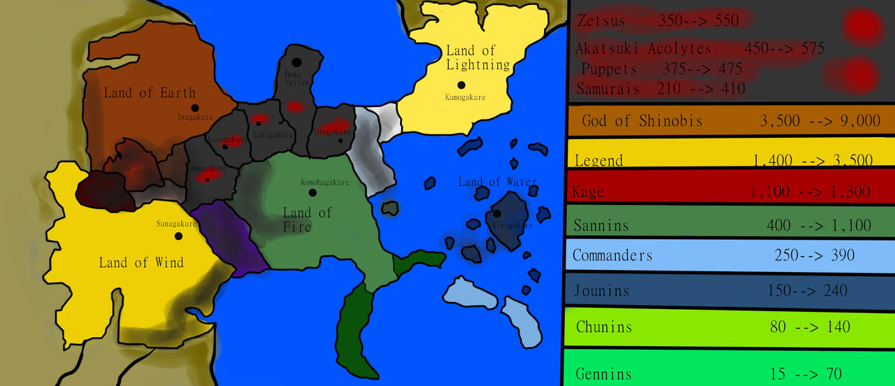 Naruto World Map by Mcskeleton on DeviantArt