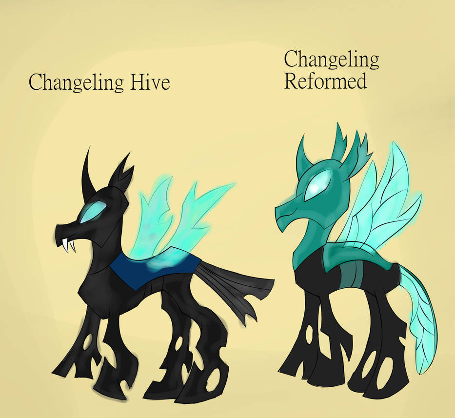 Chaneling Mlp My Little Pony: Changeling color sketches by davidshadow275 on DeviantArt