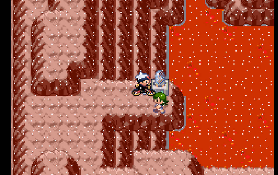 Pokemon Ruby: in the volcan abandoned base by davidshadow275 on DeviantArt