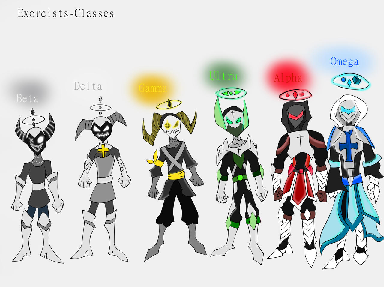 Hazbin Hotel: Exorcists angels types and ranks by davidshadow275 on ...