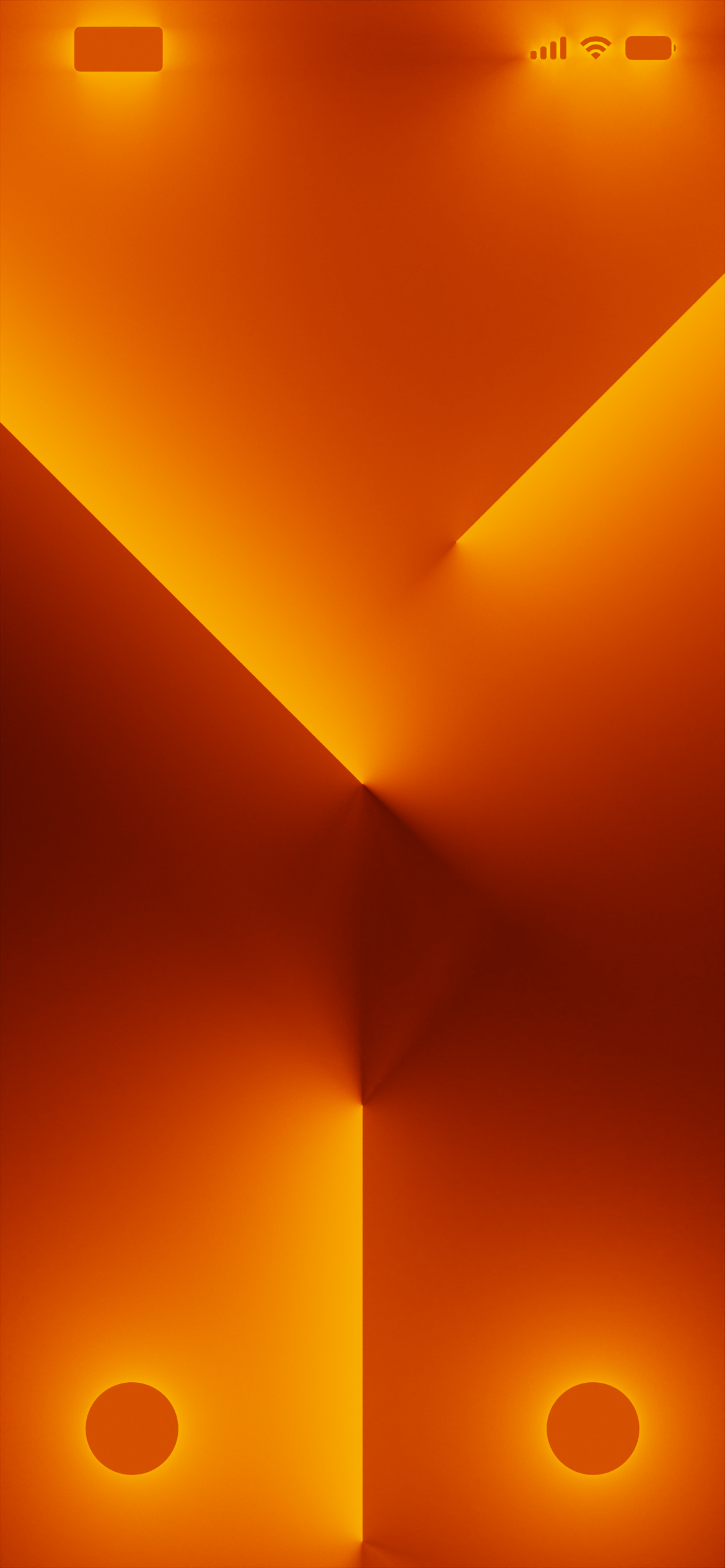 iPhone 13/Pro fan art wallpaper (orange) by batsnailofficial on DeviantArt