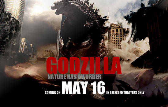 Godzilla 2014 Promo Poster Fan Made