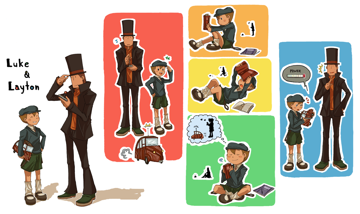 Professor Layton Secret Santa by mag-ni