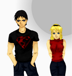 Superboy and Wonder Girl