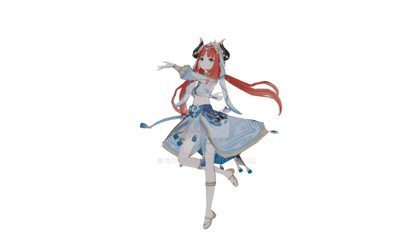 Nilou Splashart Render by Emv2005 on DeviantArt