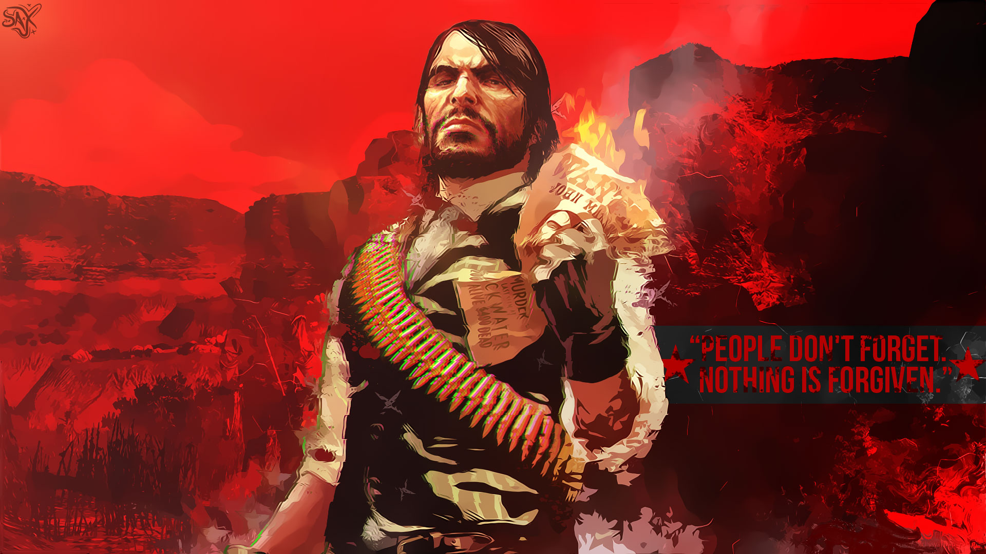 Wallpaper John Marston Red Dead Redemption By Saxtop On