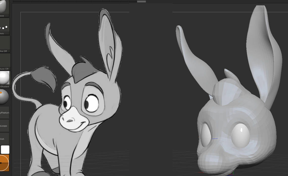 Gui Donkey Donkey01 by proceduralmaterials on DeviantArt