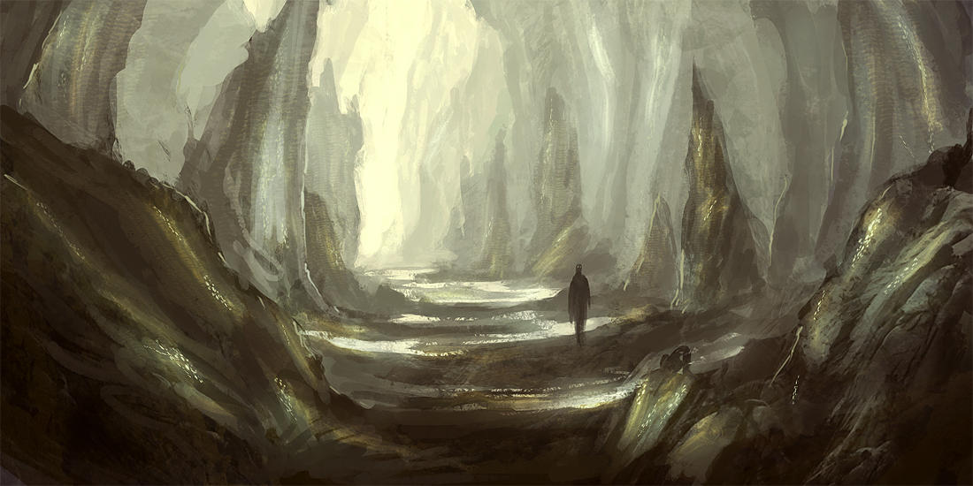 Cave sketch by mrNepa on DeviantArt