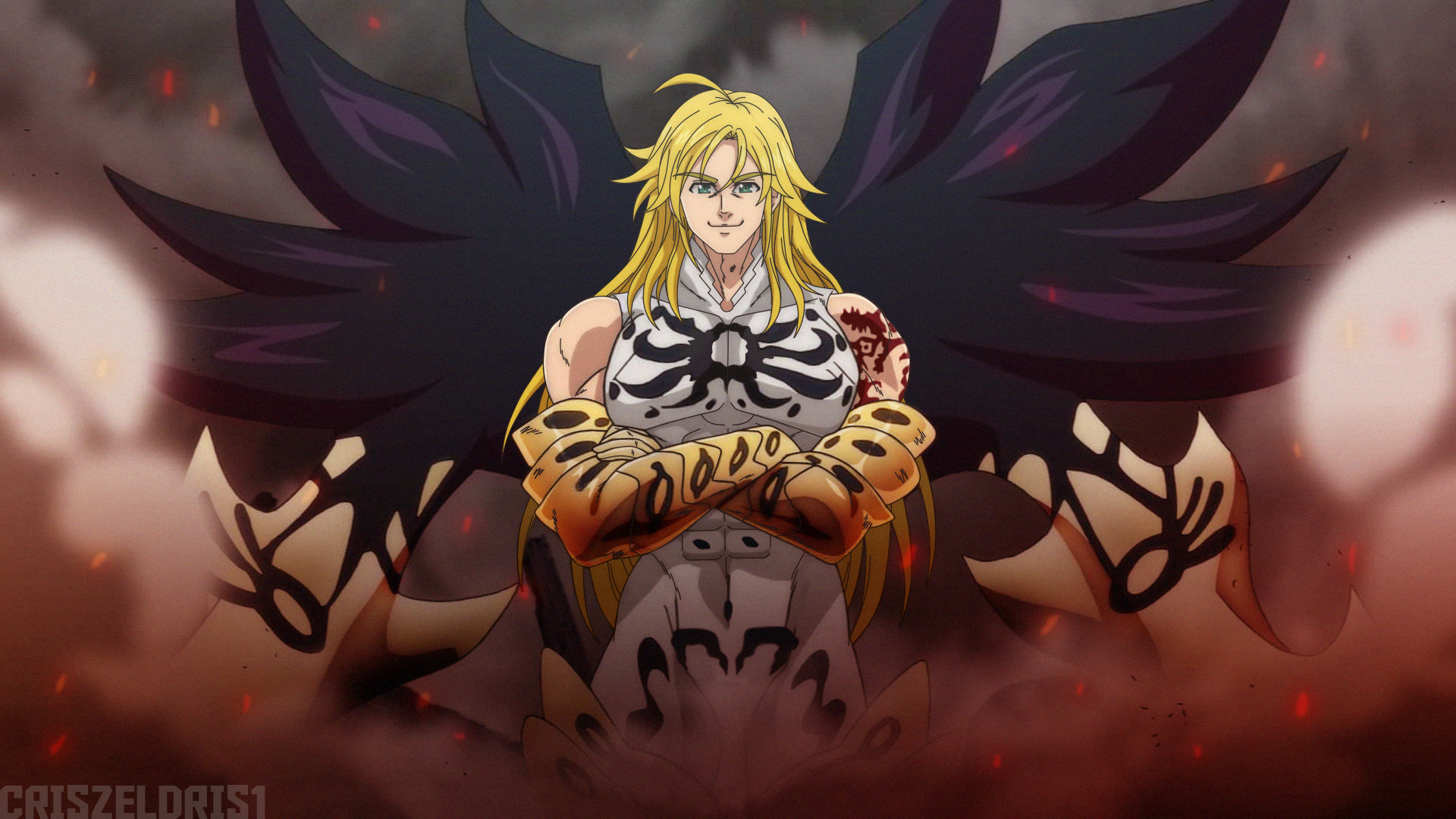 Meliodas Demon King-Anime Frame Edit by CrisZeldris1 on DeviantArt