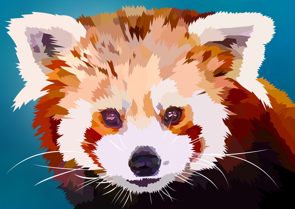 Red panda by elviraNL on DeviantArt