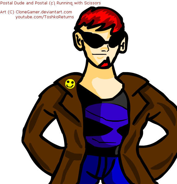 Postal Fandom Postal Dude fanart by CloneGamer on DeviantArt
