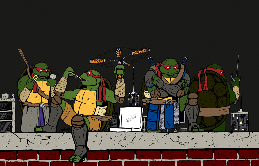 Tmnt Raph Rooftop TMNT (Rooftop) by kevenjordao on DeviantArt