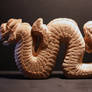 Carved Wooden Serpent