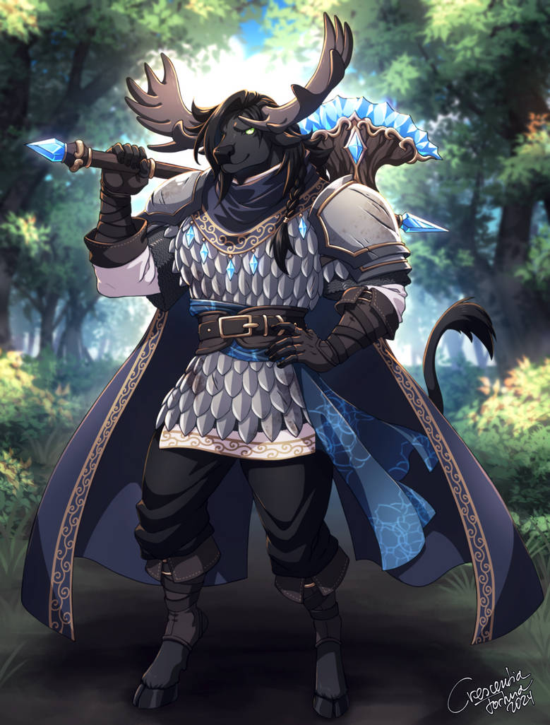 Commission - Garm Rildurn characterart by Crescentia-Fortuna on DeviantArt