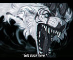 'Get back here ! ' by Velkss