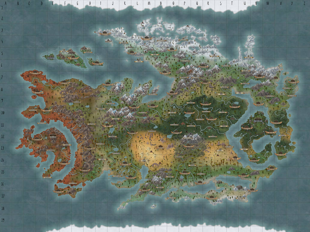 Exorhas Map Ethora world map by Velkss on DeviantArt