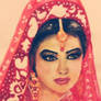 Painting of an Indian bride.