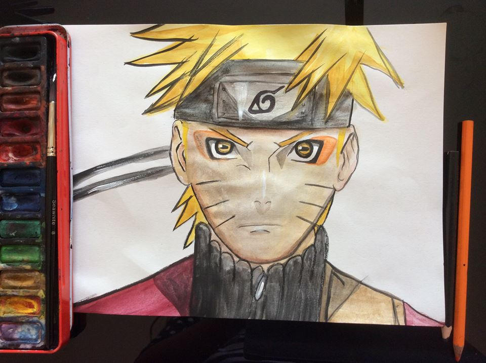 Naruto Rajz Painting of naruto............ by Artecti on DeviantArt