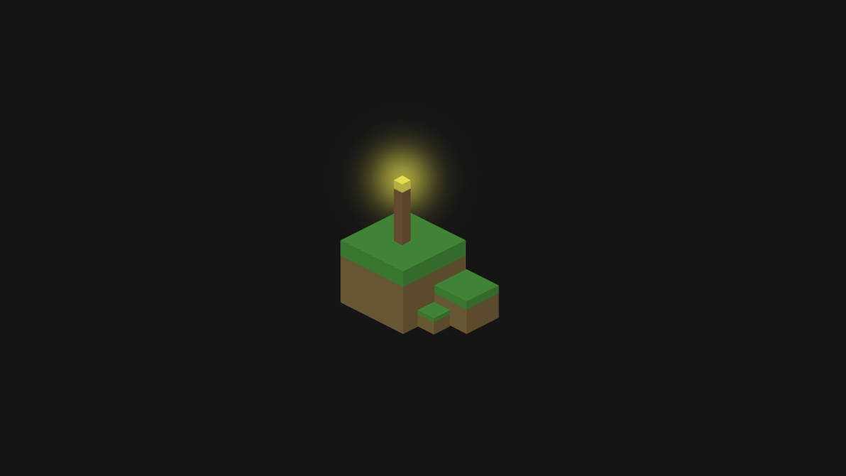 Minecraft minimalist Wallpaper by jadrianf on DeviantArt