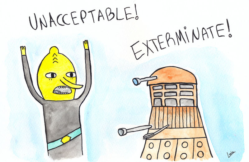 Lemongrass and a dalek