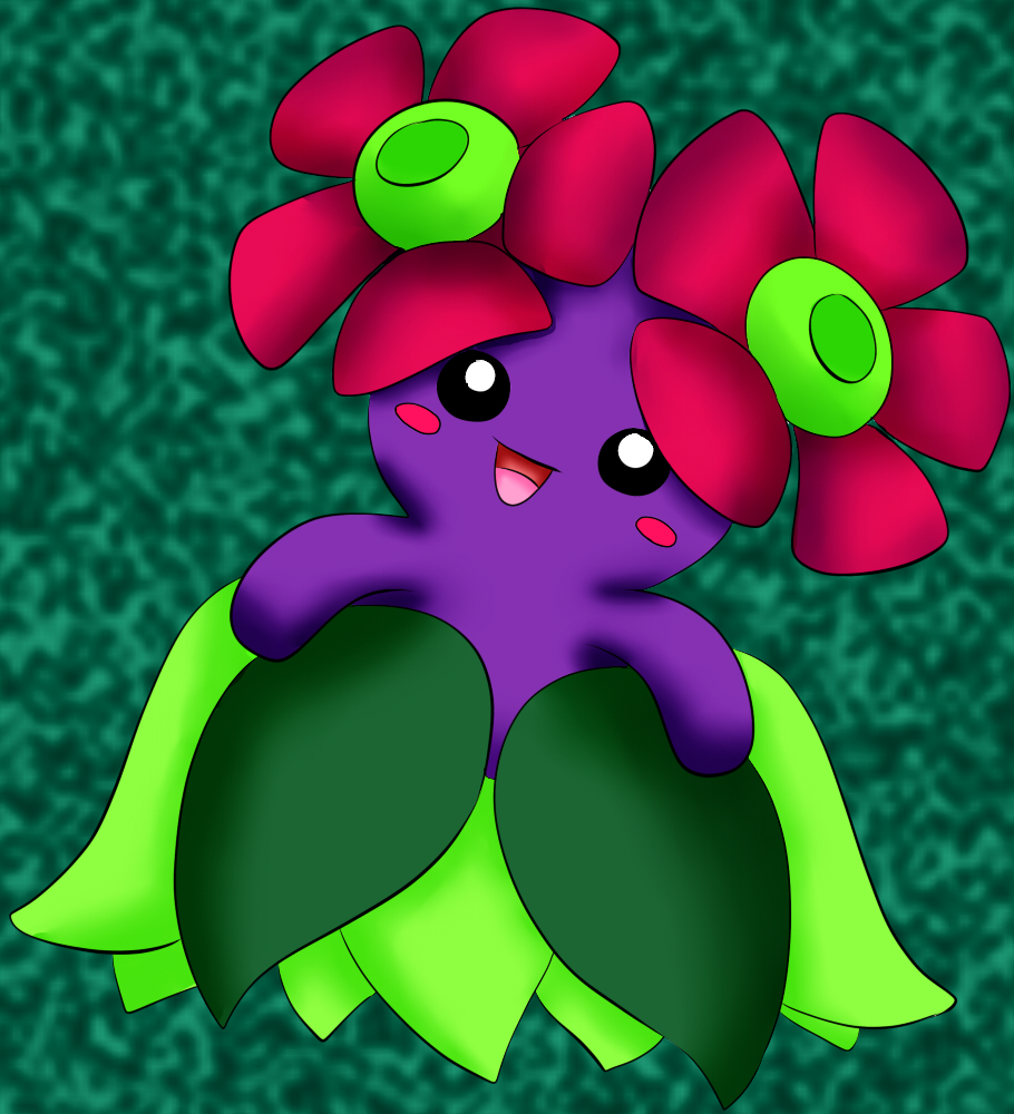 182 Bellossom Lineart By Lilly Gerbil