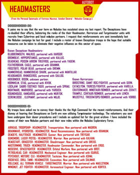 HEADMASTERS INTRODUCTION