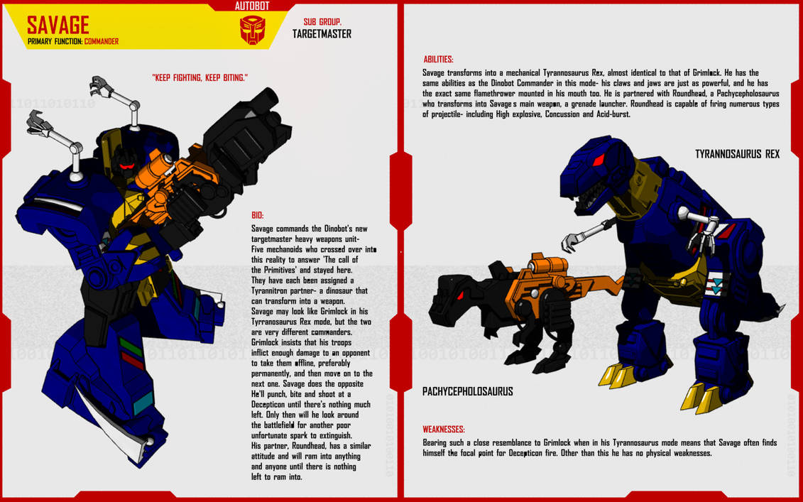 TARGETMASTER SAVAGE by F-for-feasant-design on DeviantArt