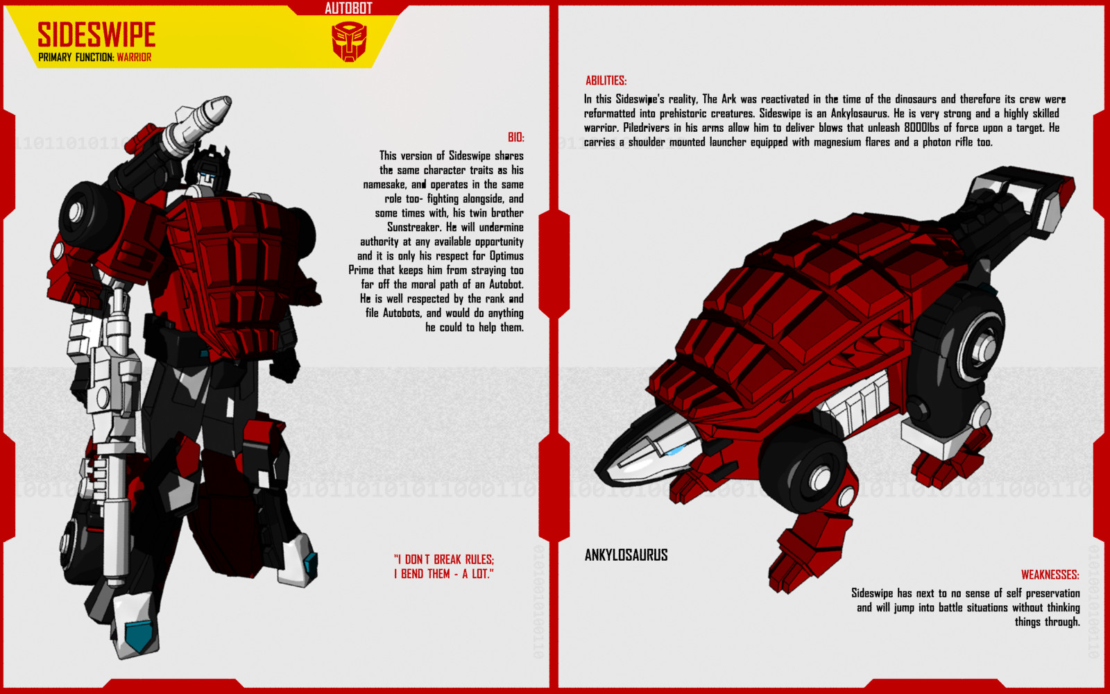 'DINO AGE' SIDESWIPE