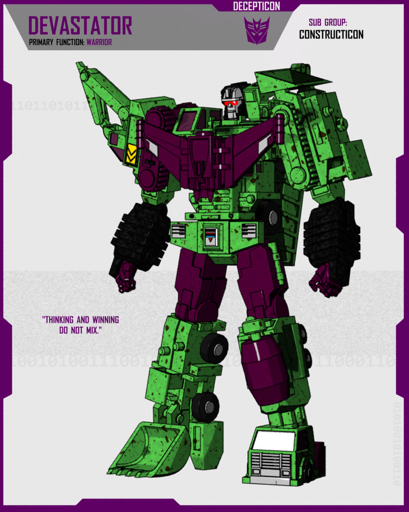 G1 Rotf Devastator CONSTRUCTICON DEVASTATOR by F-for-feasant-design on DeviantArt
