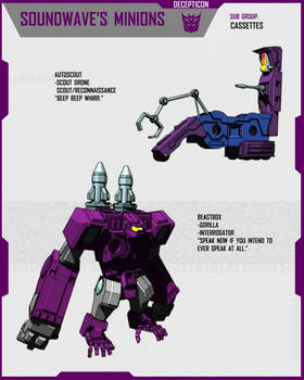 SOUNDWAVE'S MINIONS (1of22)