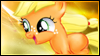 Applejack Filly Stamp by jewlecho