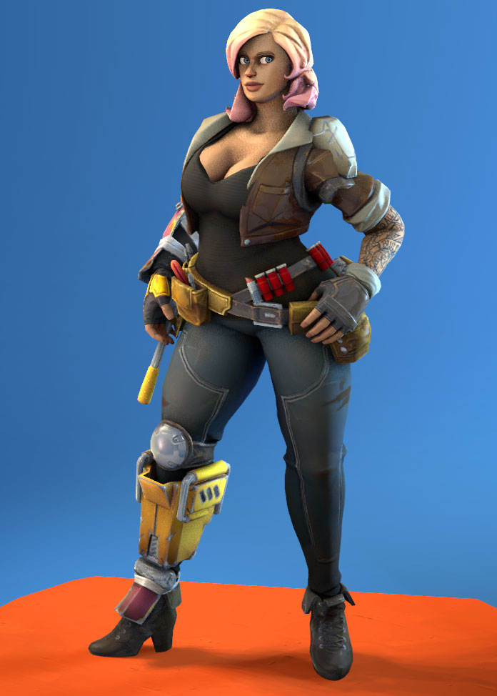 Sfm Fortnite Female Constructor Penny By Joecalzon On Deviantart 