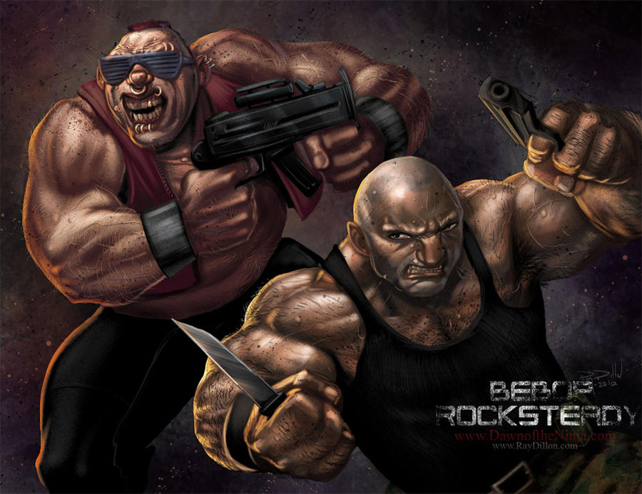 TMNT human Bebop n Rocksteady