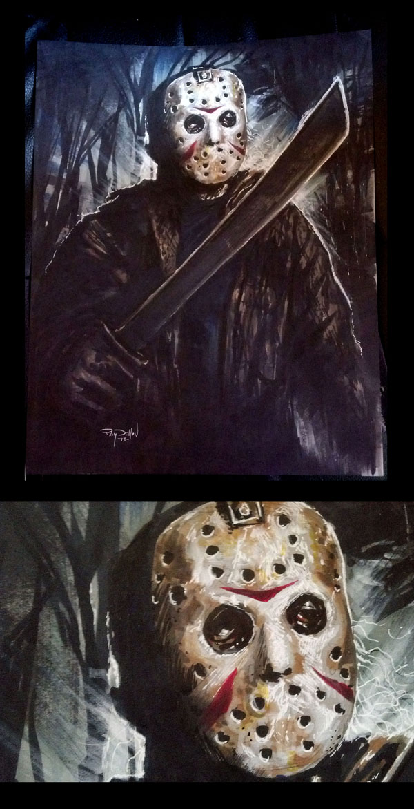 Happy Friday the 13th! Jason Voorhees Painting