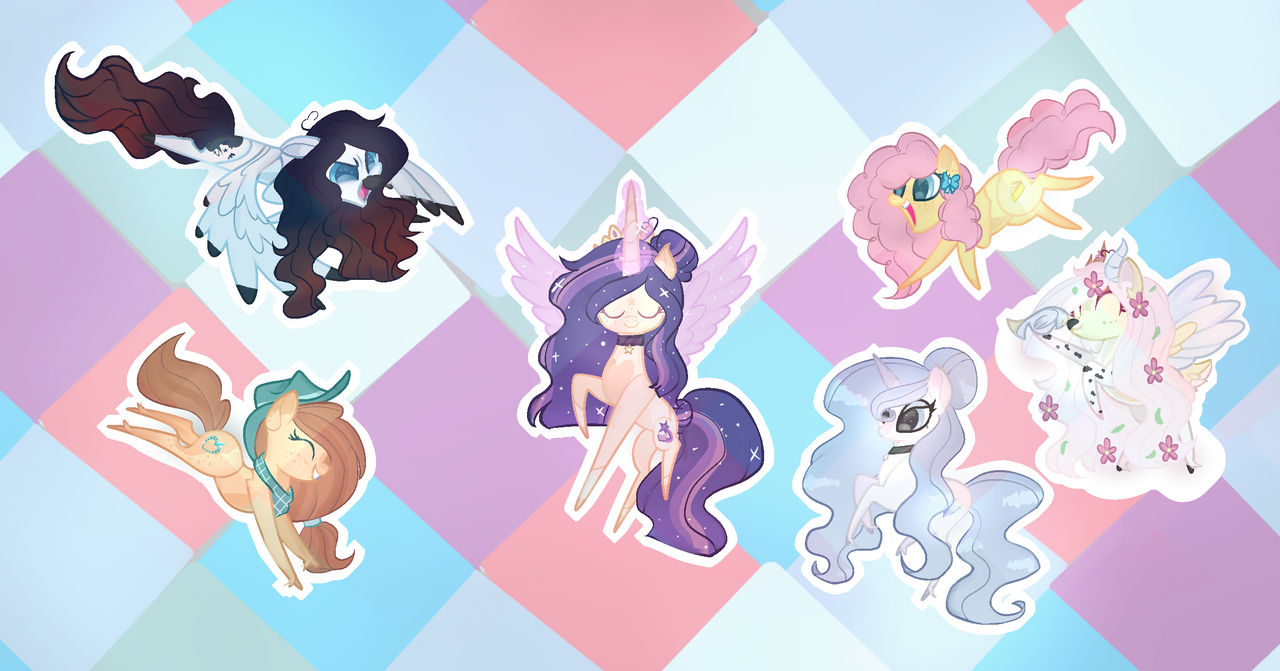 Mlp Next Gen mane 6 (Crystal) by dogpawls on DeviantArt