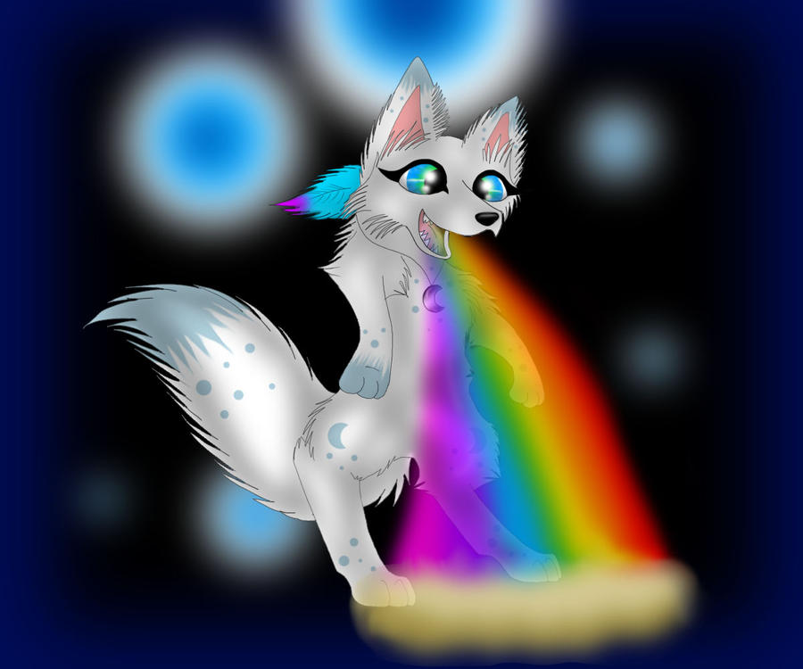 Rainbow Rabbit Deviantart rainbow by Selenafunnywolf on DeviantArt