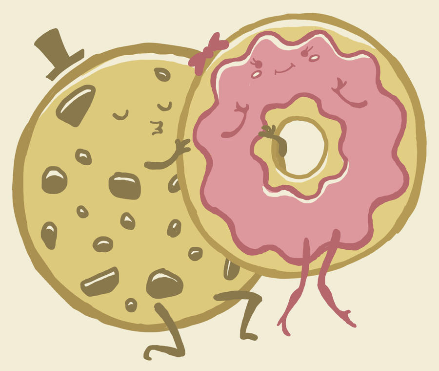 cookie and donut