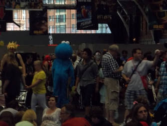 Cookie Monster Cosplayer