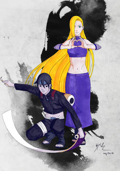 Art and Elegance: Sai x Ino