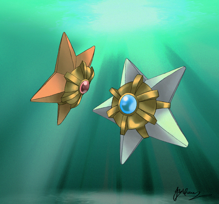 Floating Magic Stars Ryu The Shining Star of the Sea: Staryu by VortexOfSaturn on DeviantArt