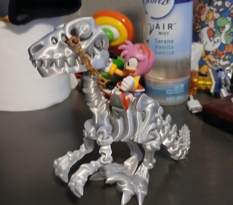 Skullasaurus Amy Rose Rides a Skullasaurus by ASDFGHJKLDQREW on DeviantArt