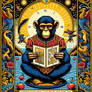 Monkey Tarot Card