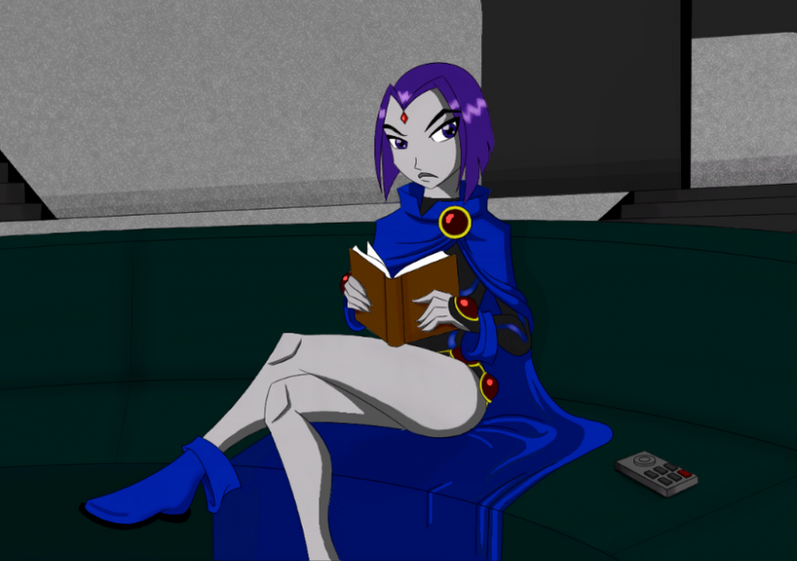 Raven Readin By JO Bac On DeviantArt.