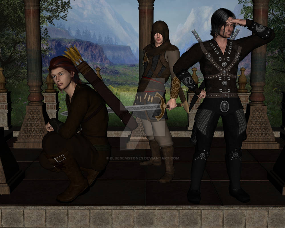 Greatsword Rangers Deviantart The Rangers by bluegemstones on DeviantArt