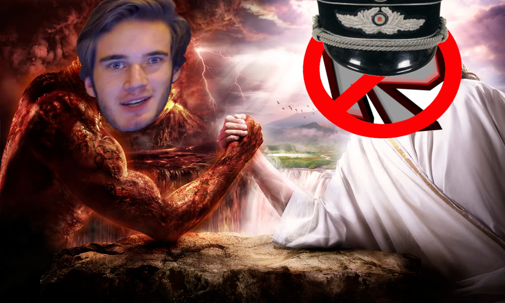 Pewdiepie V Roblox Sucks The Power Of God By -